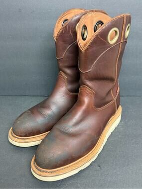 Tecovas Mens LongHaul Roper Maple 10In Top WP Composite Round Toe Work Boot 10EE